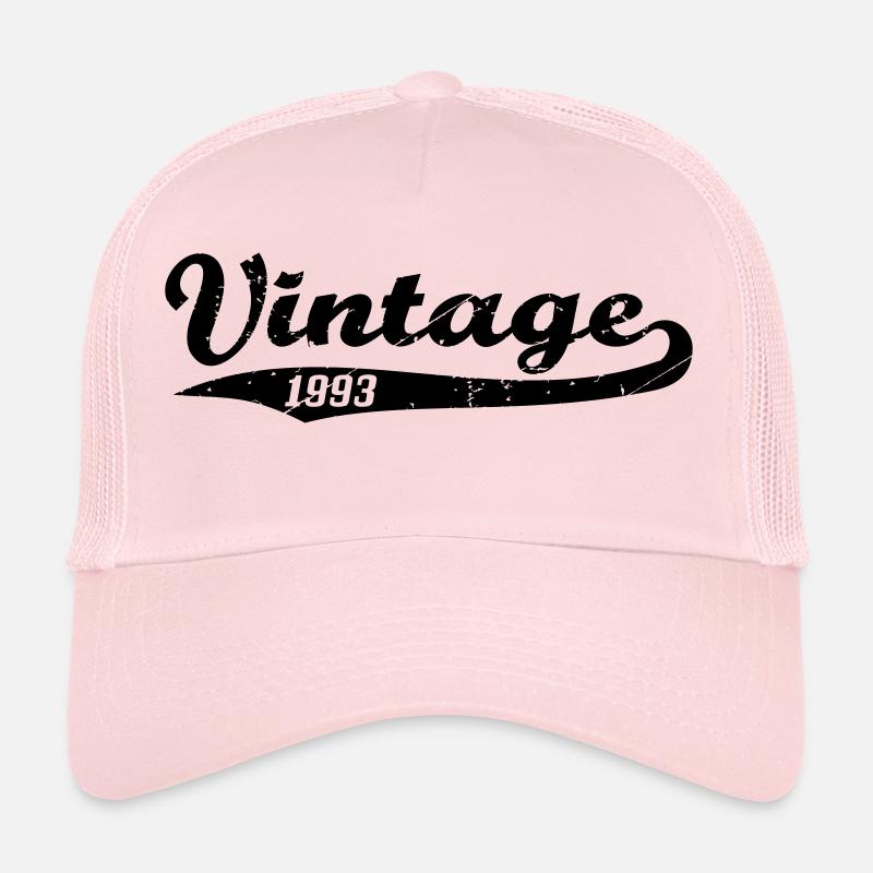Vintage 1993 - Casquette trucker  - rose pâle