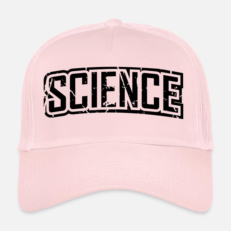 vintage science script logo en détresse Casquette trucker 