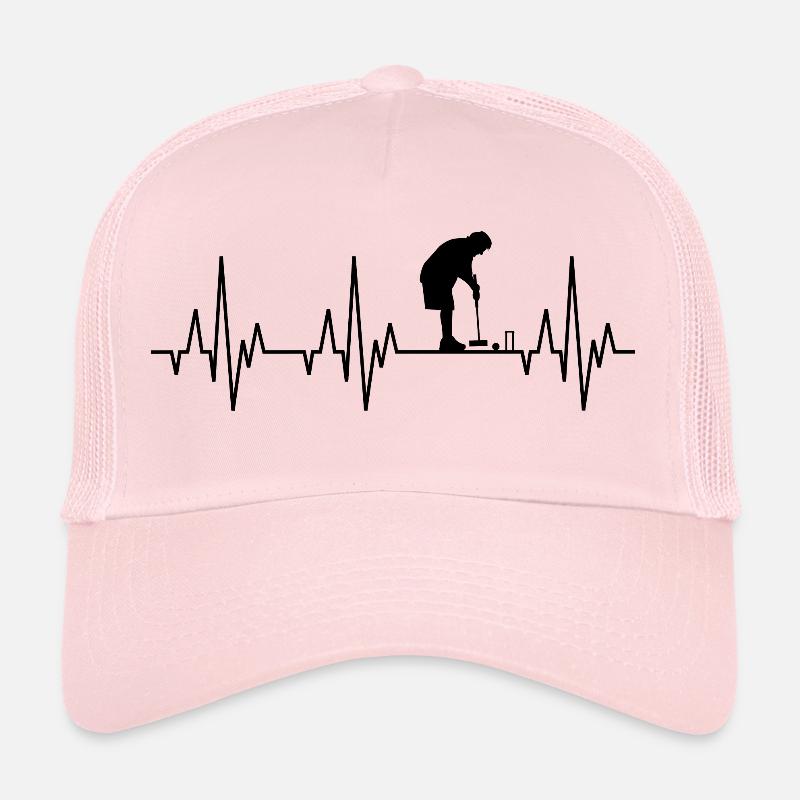 Herschlag ECG Croquet Krocket Crocket joueur Casquette trucker 