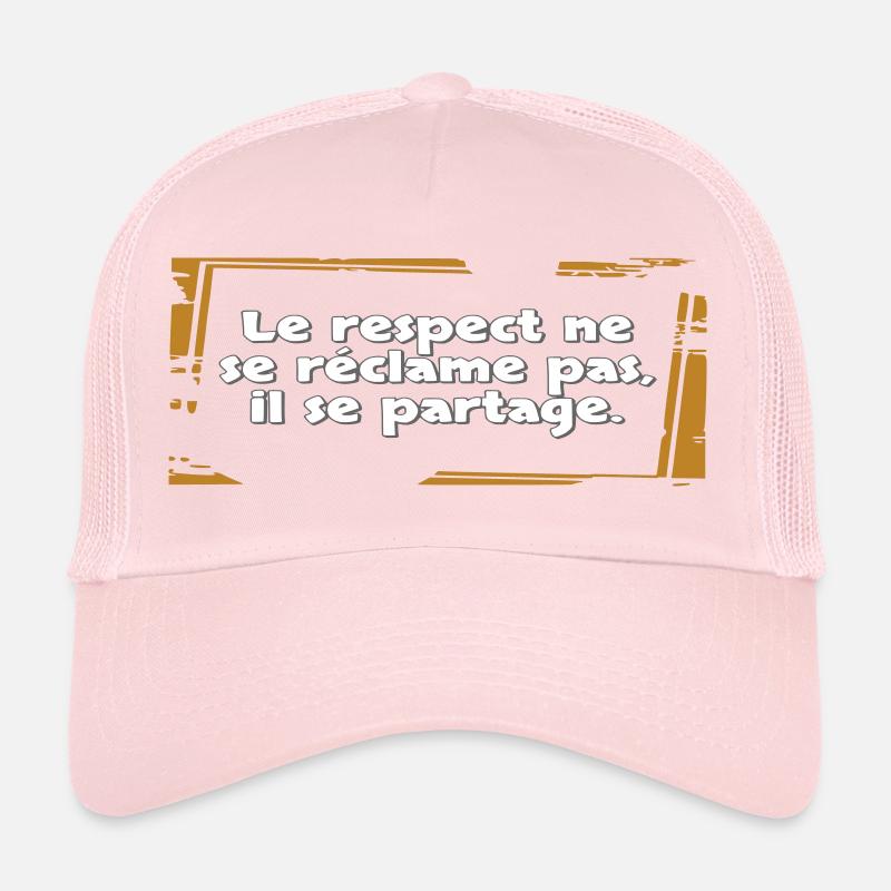 Le respect Casquette trucker 