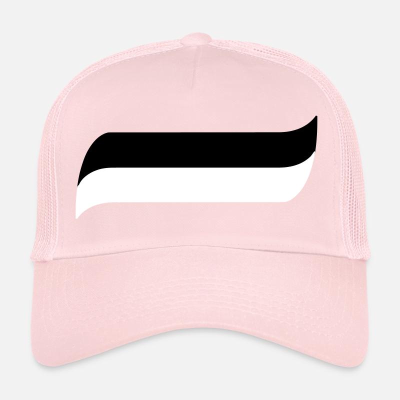 Siyah Beyaz Casquette trucker 