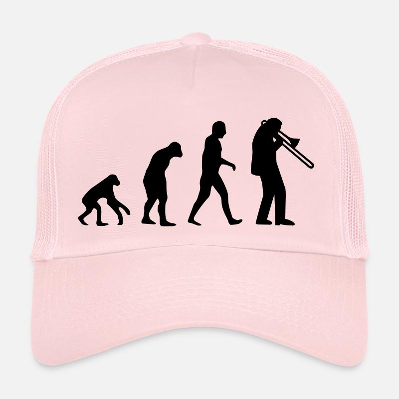 Trombone - Casquette trucker - rose pâle