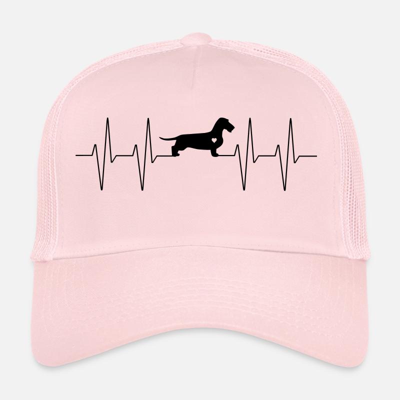 Dackel heart beat Trucker Cap