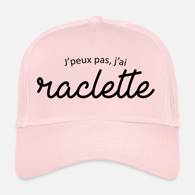 Je peux pas j'ai raclette Casquette trucker 