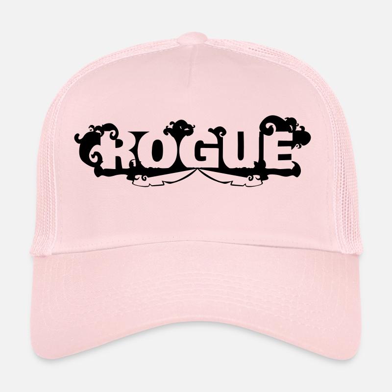 ROGUES - Casquette trucker - rose pâle