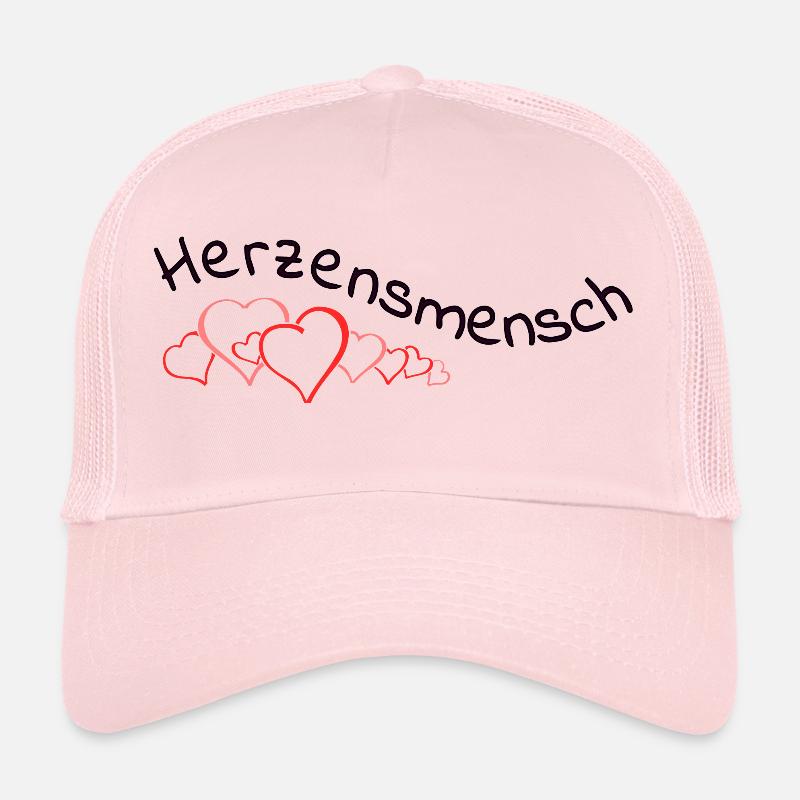 Herzensmensch - Trucker Cap - Hellrosa