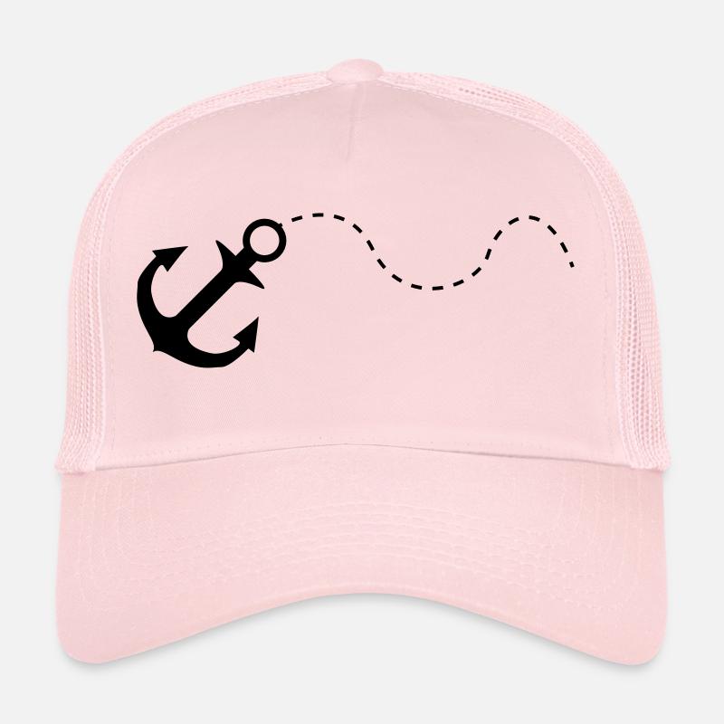 anker black - Trucker Cap - Hellrosa
