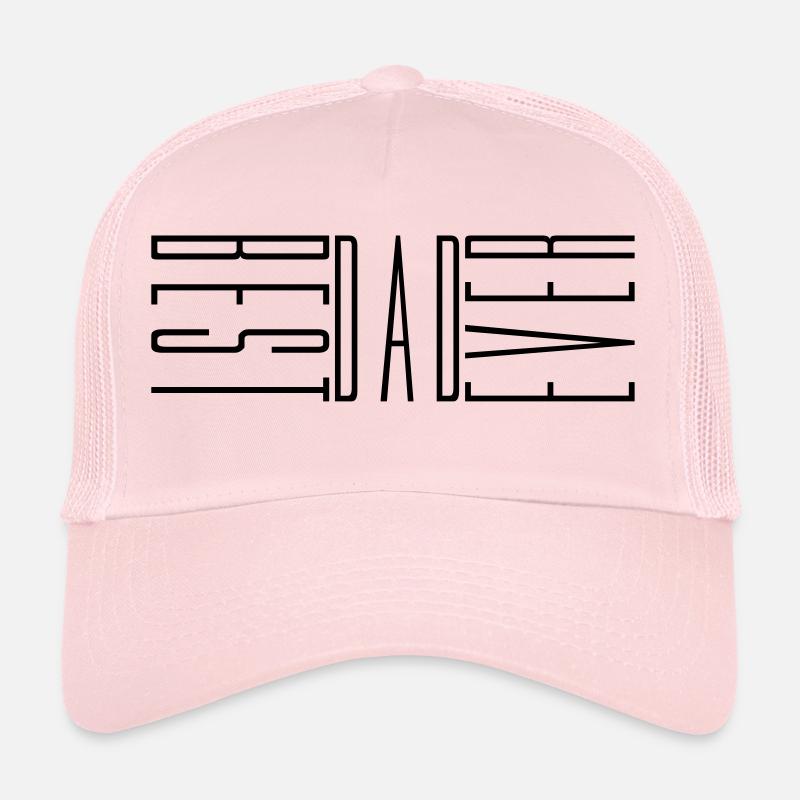 best dad ever cool text love dad best world dad Trucker Cap