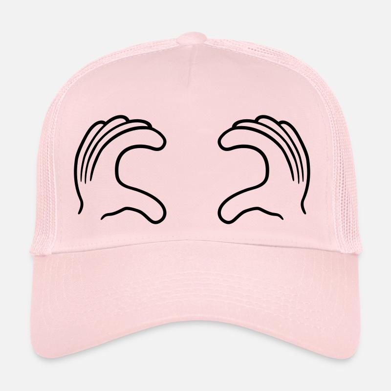 Accès 2 mains saisir seins pincer comics seins sei Casquette trucker 