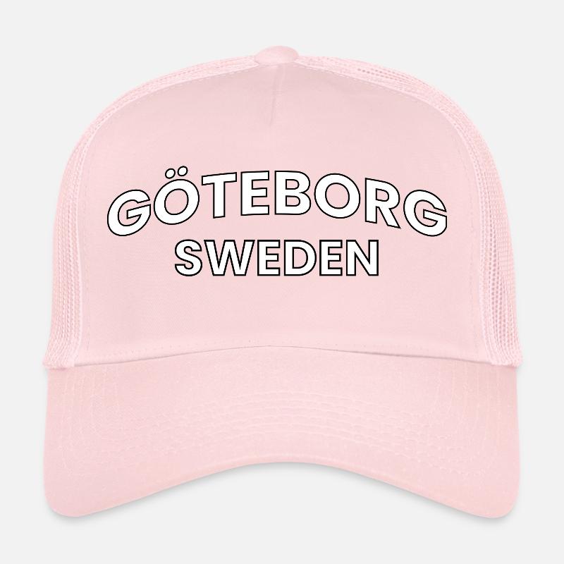 Göteborg, Schweden typographischer Rundtext Trucker Cap