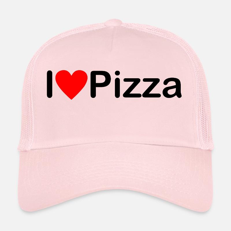 PIZZA - Trucker Cap - Hellrosa