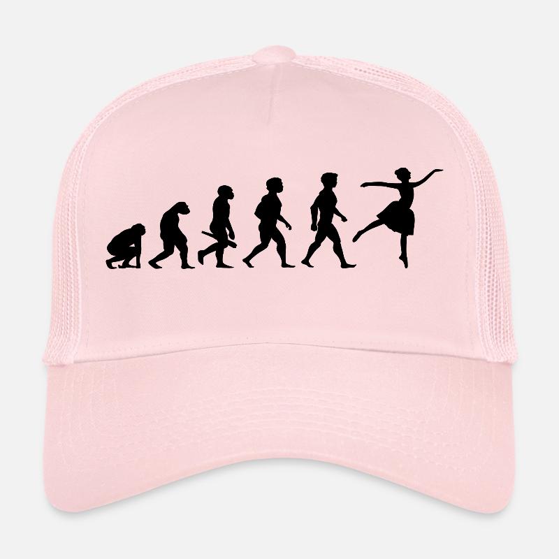 Evolution Ballerina Ballet Danse Danseuse Danse Casquette trucker 