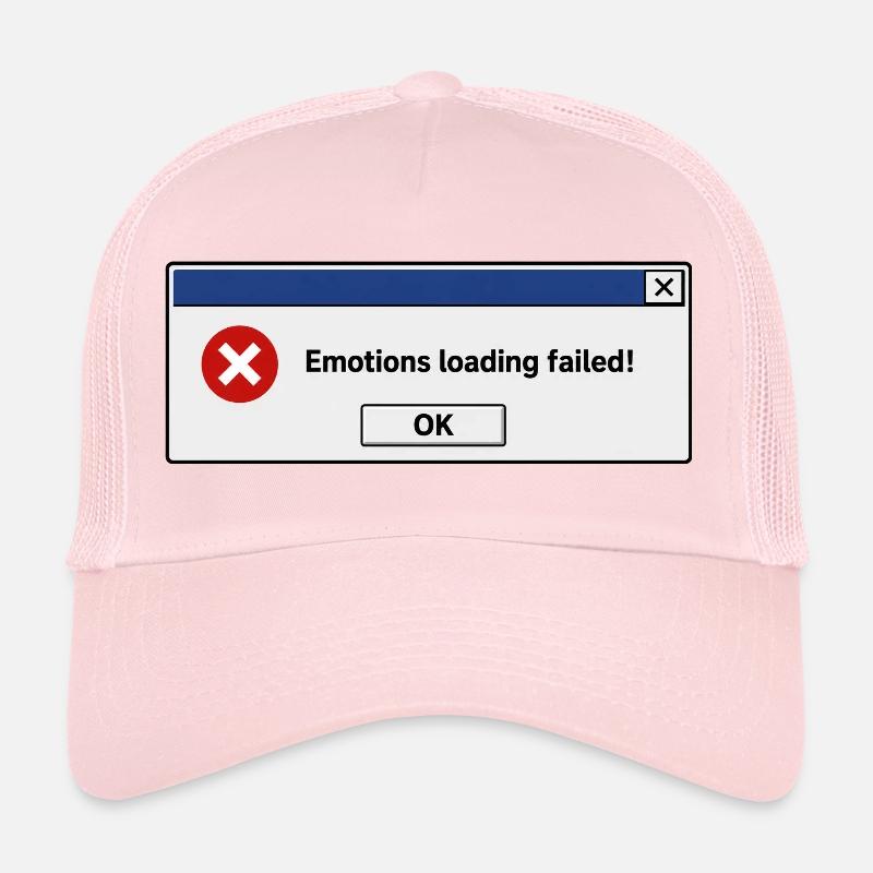 Le chargement des émotions a échoué - Casquette trucker  - rose pâle