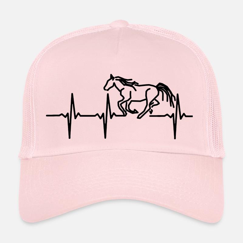 Mon cœur bat pour chevaux Casquette trucker 