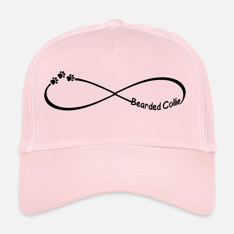 Bearded Collie symbole de l'infini Infinity Dogs Casquette trucker 