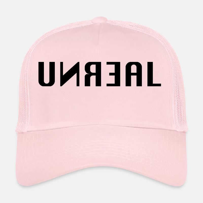 irréel - Casquette trucker - rose pâle