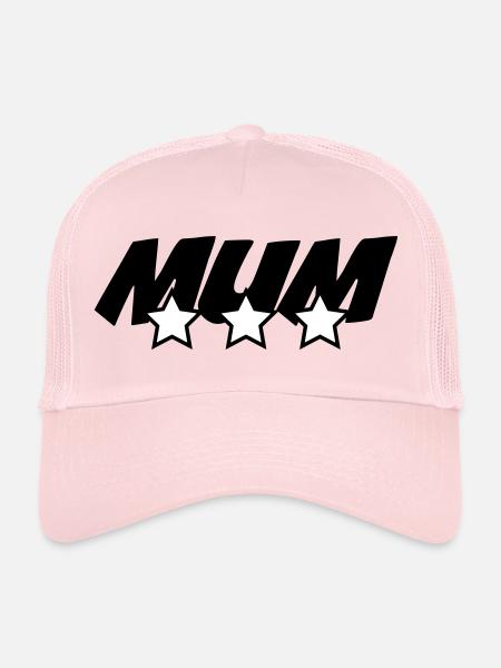 Best Mom - Mother's Day - Trucker Cap - pale pink