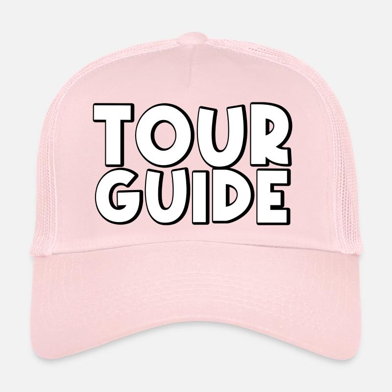 tour guide - Trucker Cap - Hellrosa