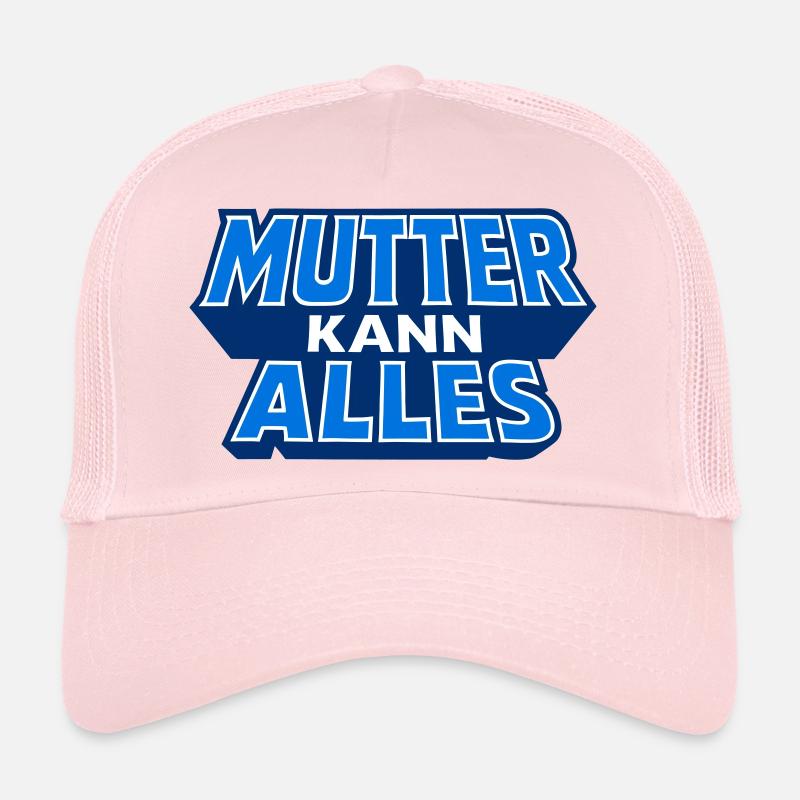 Mutter Kann Alles Motiv in Blau Trucker Cap