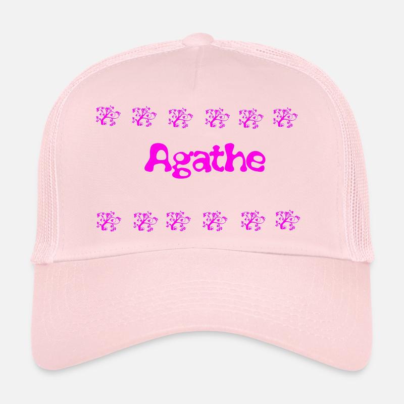 Agathe Fleurie Neonblase - Trucker Cap - Hellrosa