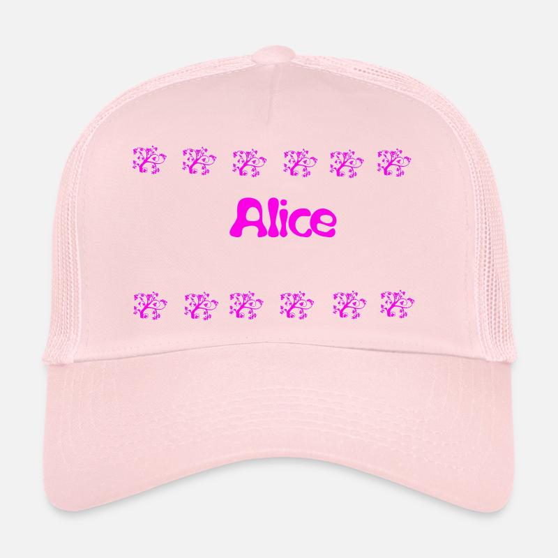 Alice Bubble Rose Floral Trucker Cap