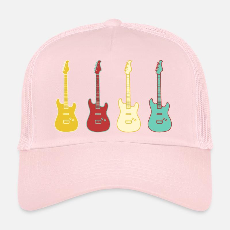 Popgitarren - Trucker Cap - Hellrosa