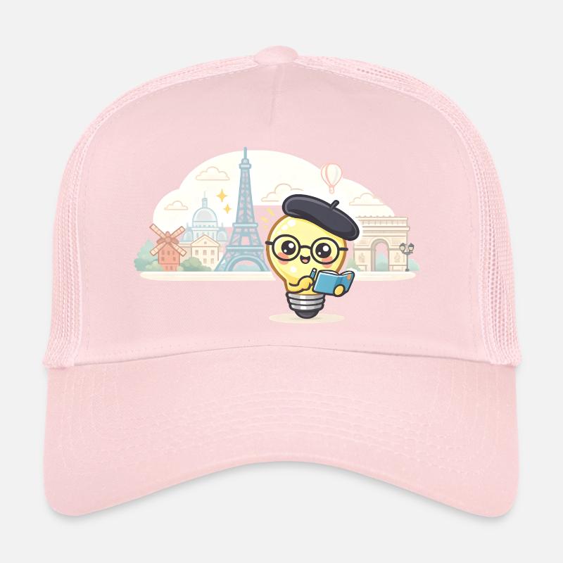 Parisian Lightbulb Scholar Trucker Cap