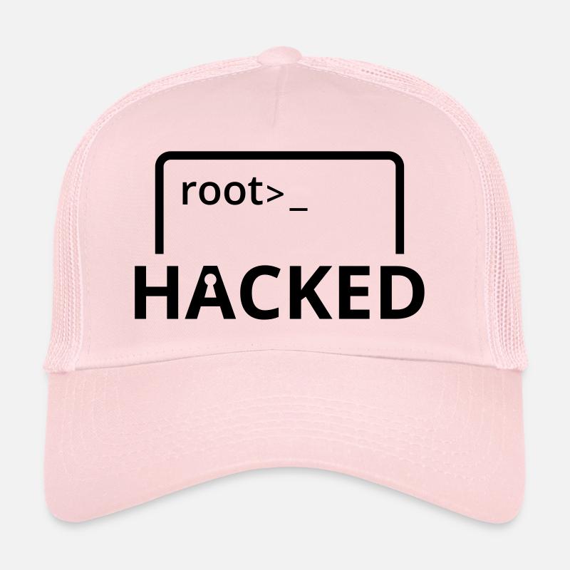 Hacked hacker computer scientist computer programmer Trucker Cap