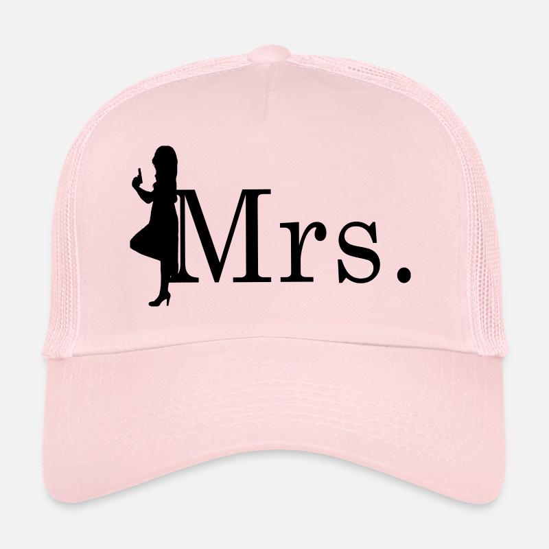 Mr. & Mrs. Partnerlook Agentin (Part 1) - Trucker Cap - Hellrosa