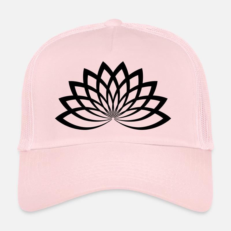 lotus - Casquette trucker  - rose pâle