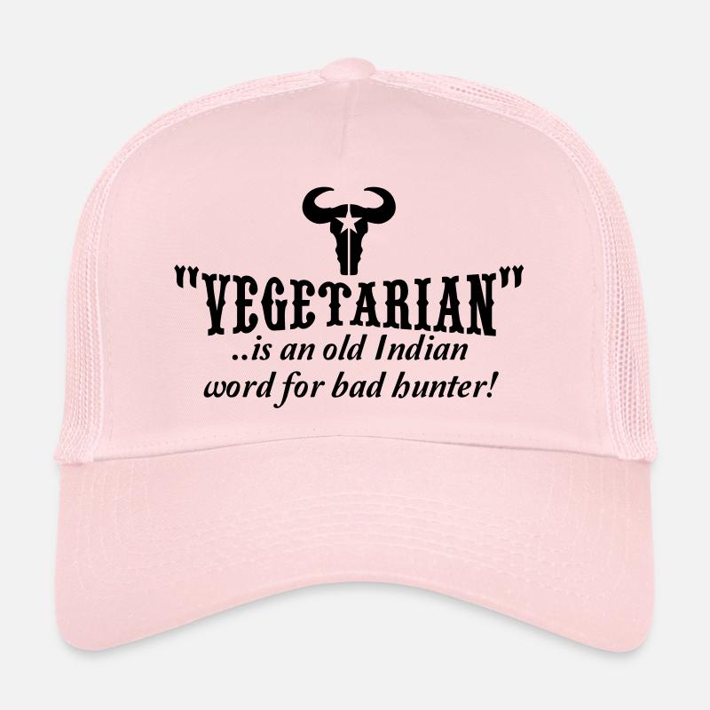 "vegetarian" is an old word for bad hunter Casquette trucker 