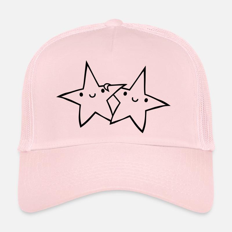 2 Sternchen Paar Trucker Cap