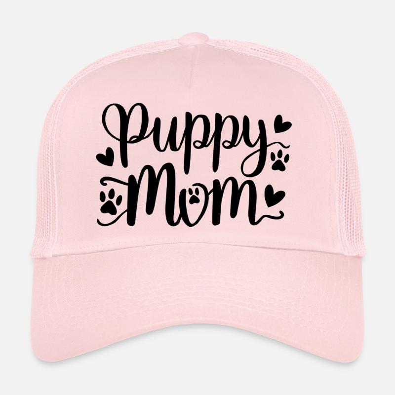 Welpe Hund - Trucker Cap - Hellrosa