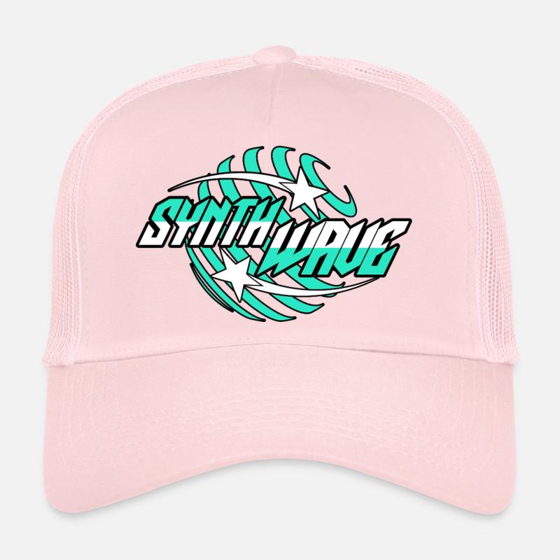 Synth Wave Synthesizer  Trucker Cap