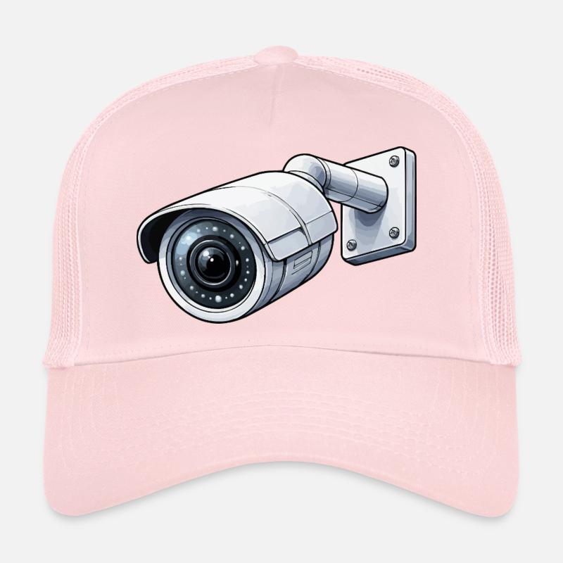 Security Camera Surveillance Camera Trucker Cap