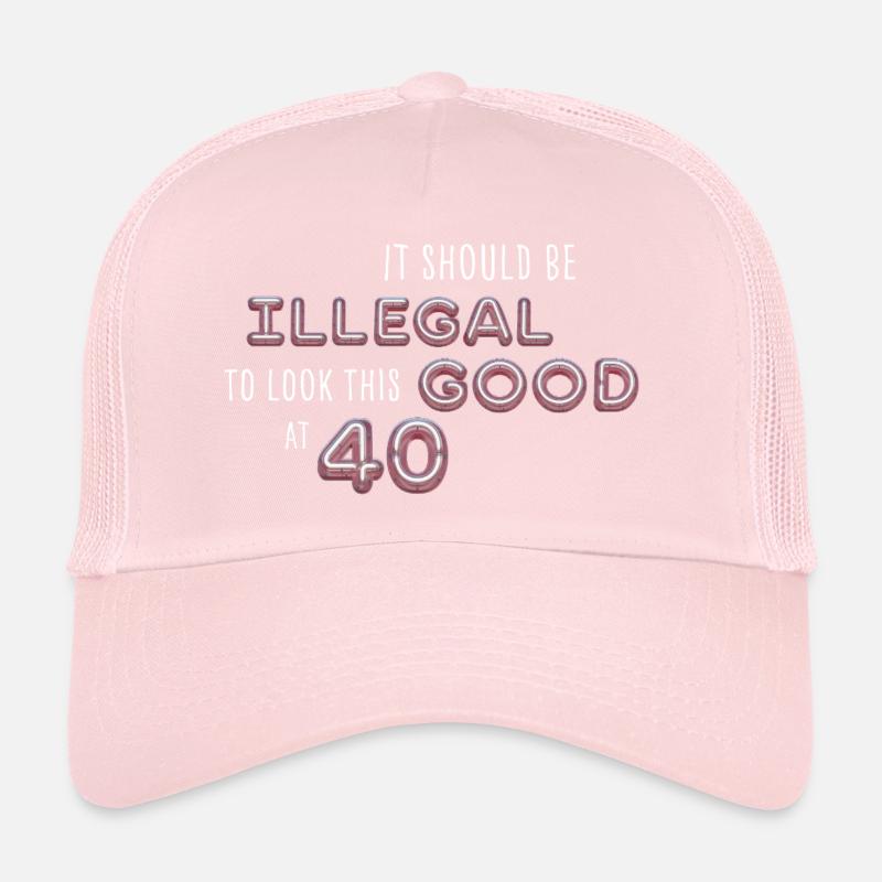 Illegal appearance with 40 neon Trucker Cap