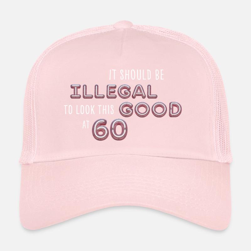 Bon interdit à 60 ans Casquette trucker 