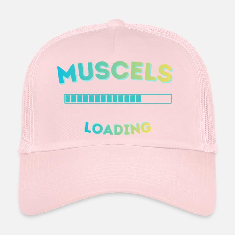 Muskel-Ladebalken Grafik Trucker Cap