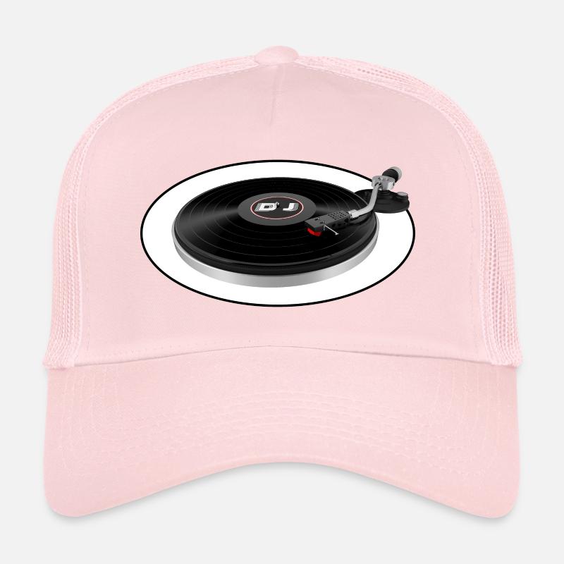 SCOTT DJ Plattenspieler - Trucker Cap - Hellrosa