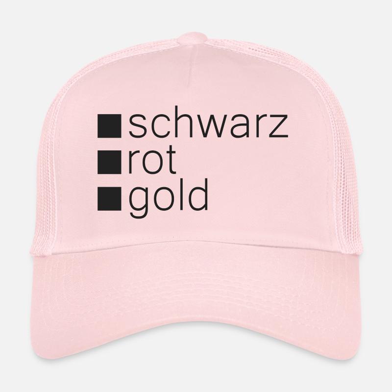 Drapeau de l'Allemagne minimaliste Casquette trucker 