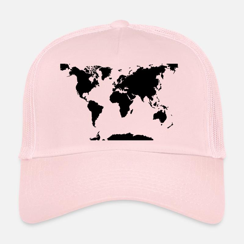 World map Trucker Cap