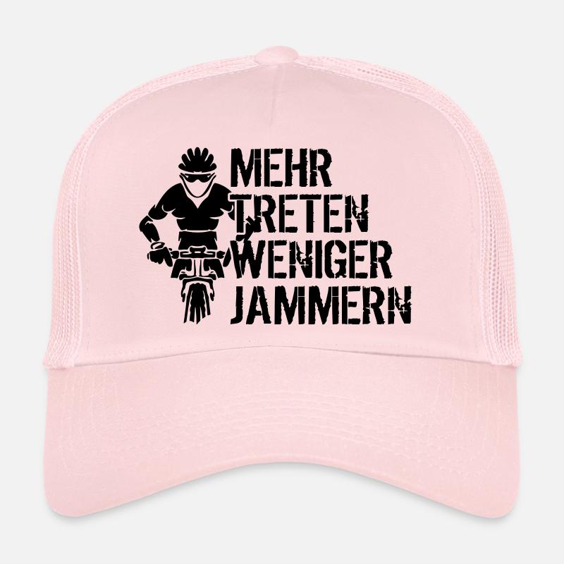 Mehr treten weniger jammern - Trucker Cap - Hellrosa