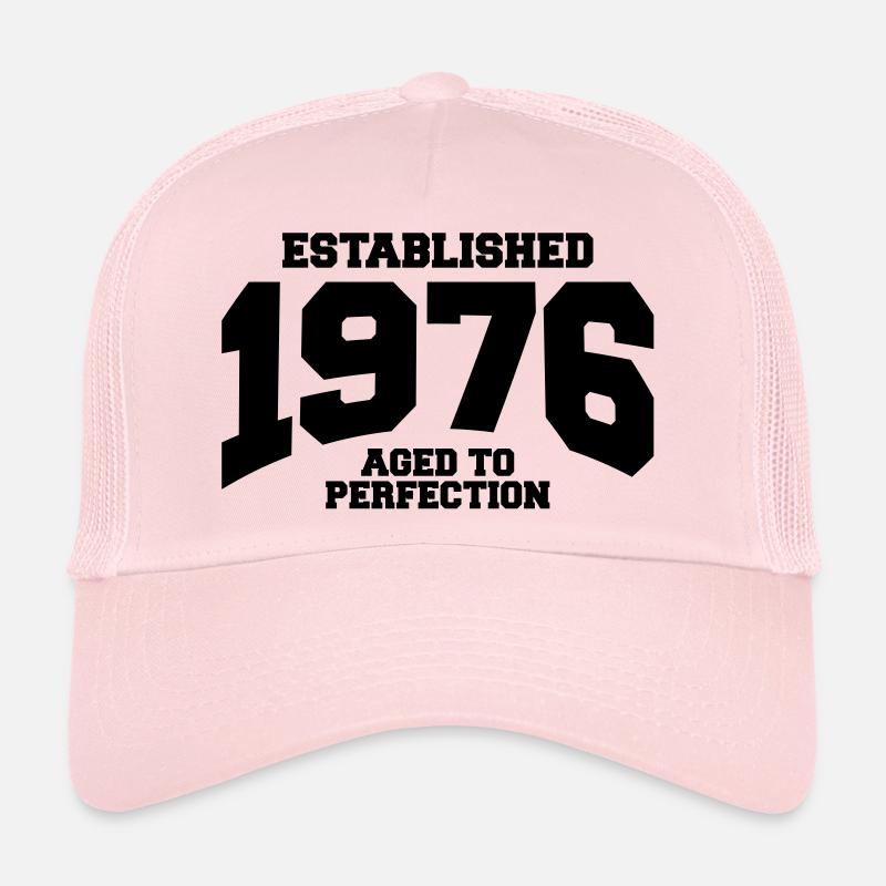 aged to perfection established 1976 (fr) Casquette trucker 