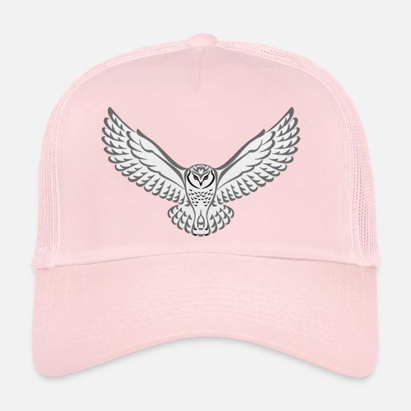 Tribal Snowy Owl Trucker Cap