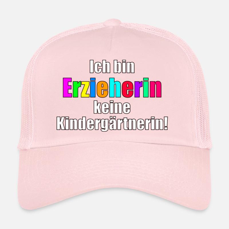 Erzieherin - Trucker Cap - Hellrosa