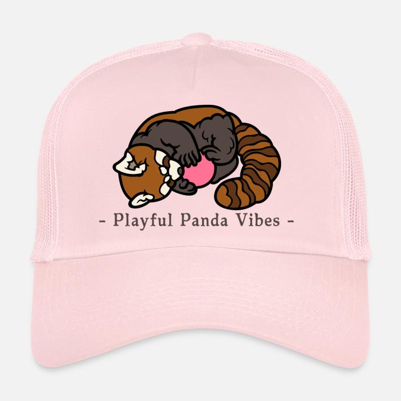 Playful Panda Vibes - Trucker Cap - Hellrosa