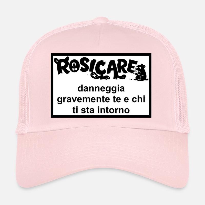 Design Humor Rosicone - Trucker Cap - Hellrosa