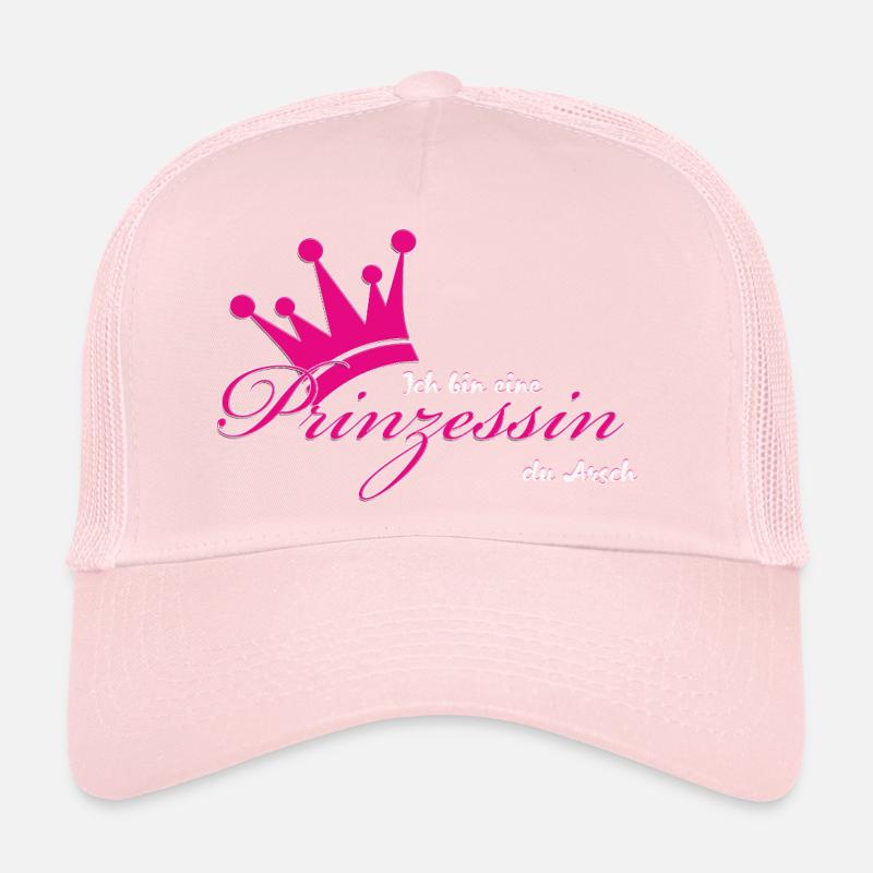 Ich bin eine Prinzessin - Trucker Cap - Hellrosa