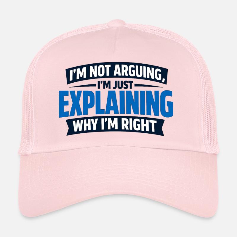 Je ne discute pas, je suis drôle Casquette trucker 