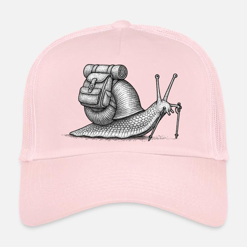 Trekker escargot avec la meute Casquette trucker 